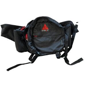 Ultimate Fanny Pack 2 Water Bottle Waist Bag Black